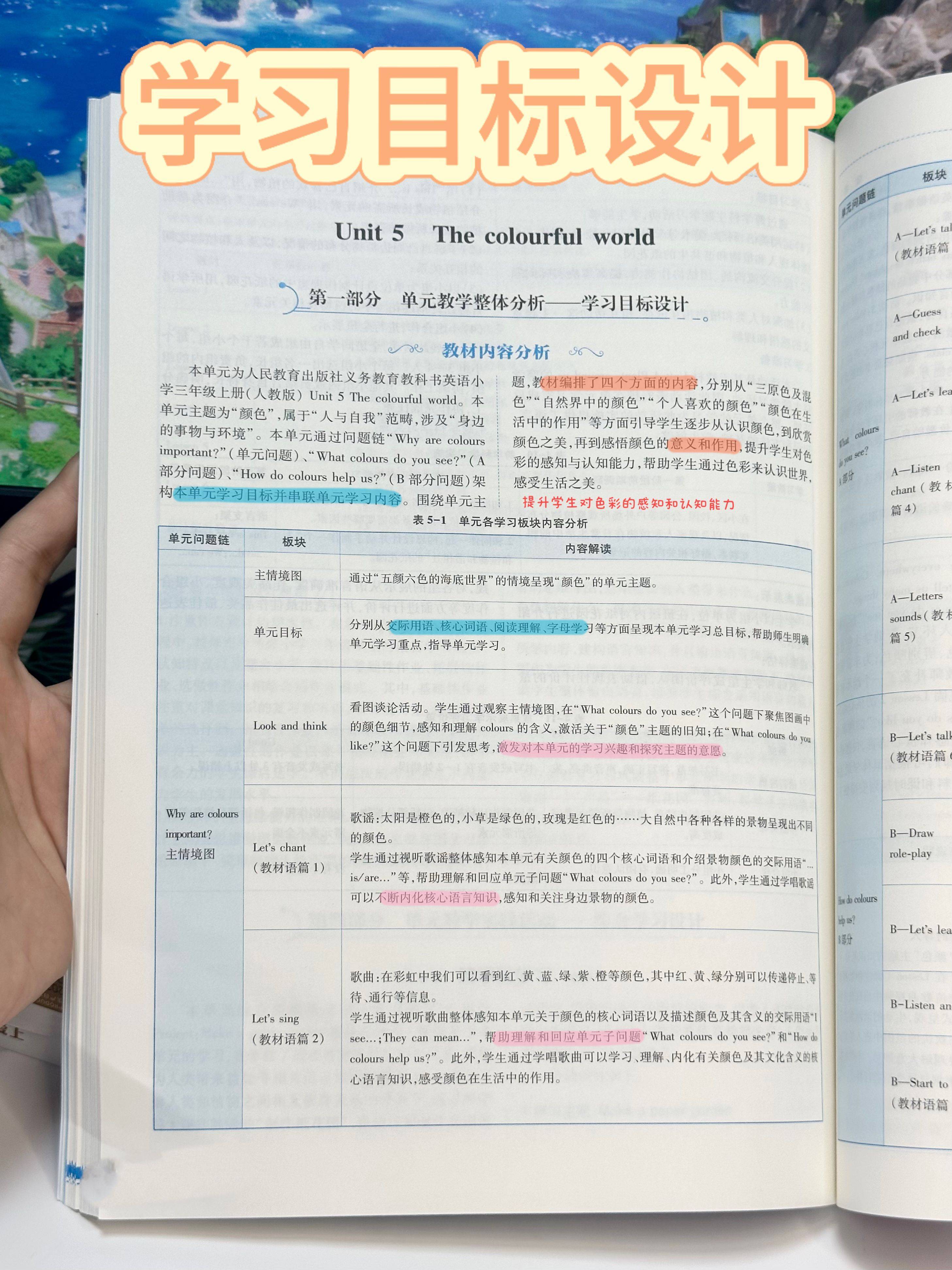 教材内容分析-人教版素养教案英语三年级