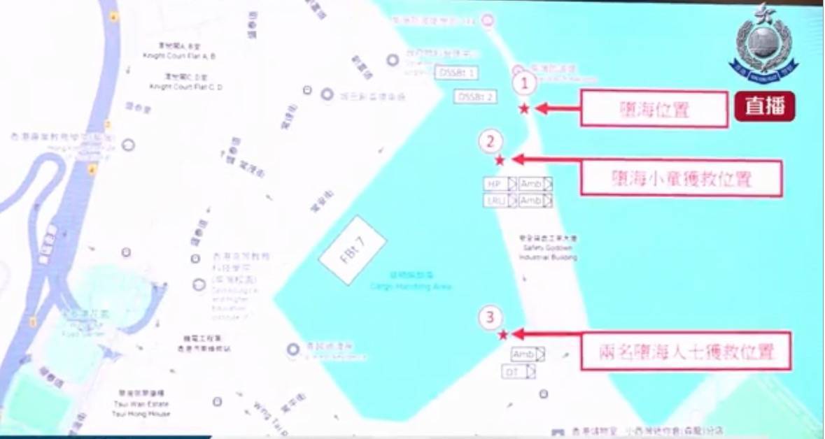 香港一家三口在台风期间观浪坠海：母子落水、父亲施救，均已送医